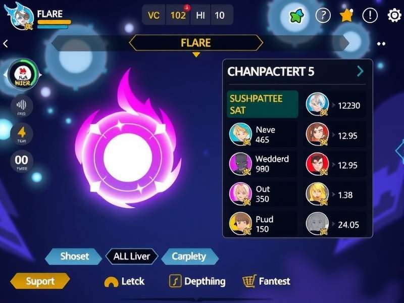 Flare Champion Contest Character Selection